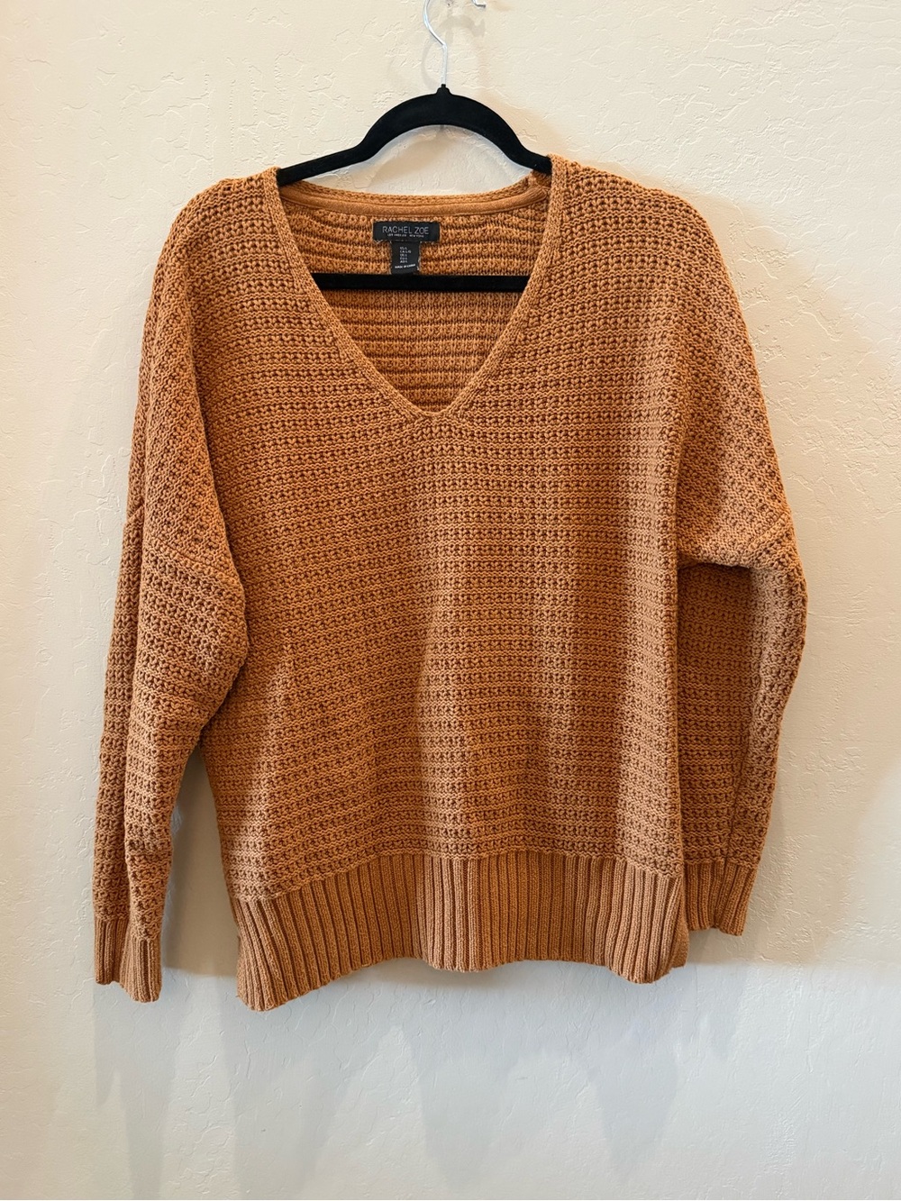 Rachel Zoe Women's V-Neck Sweater - Burnt Orange